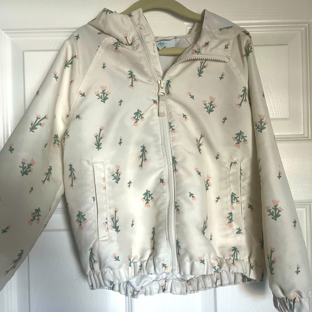 Dip Cream Floral Kids spring jacket